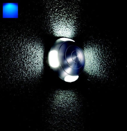 FARETTO LED SEGNAPASSI 3W  LUCE BLU 170LM IP44 DA INCASSO PER ABITAZIONI, VILLE, GIARDINI, NEGOZI GARENERGIE GEODL010BL GARENERG Illuminazione/Illuminazione per esterni/Lampade da incasso a terra Led Mall Home - Napoli, Commerciovirtuoso.it
