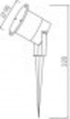 FARETTO LED SEGNAPASSO GU10 nero CON PICCHETTO DA GIARDINO IP66 LAMPADA SOSTITUIBILE Illuminazione/Lampadine/Lampadine a LED Zencoccostore - Formia, Commerciovirtuoso.it