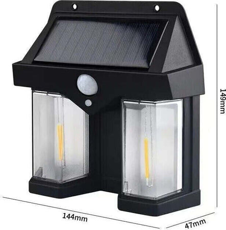 Faretto-LED-solare-lampada-applique-2W-da-esterno-sensore-movimento-luce-calda-1200LM-CL-228