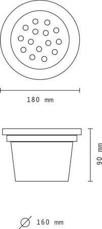 FARETTO LED WISDOM 15W 1350LM SEGNAPASSO CALPESTABILE INCASSO PER ESTERNI IP65  Trade Shop italia - Napoli, Commerciovirtuoso.it
