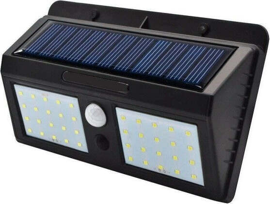 Faretto-Luce-40-Led-Pannello-Solare-Ricaricabile-Sensore-Di-Movimento