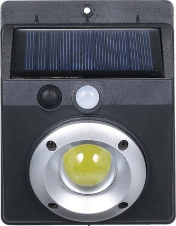 Faretto Luce Led Cob Pannello Solare Ricaricabile Sensore Di Movimento Pir Illuminazione/Illuminazione per esterni/Proiettori Trade Shop italia - Napoli, Commerciovirtuoso.it