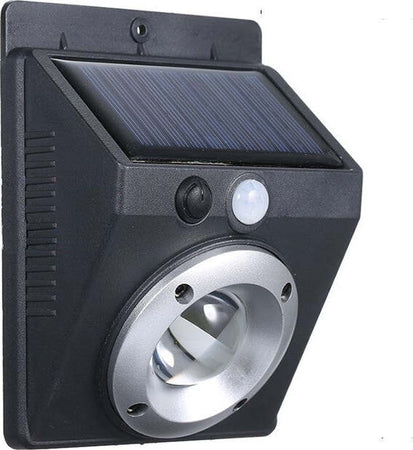 Faretto Luce Led Cob Pannello Solare Ricaricabile Sensore Di Movimento Pir Illuminazione/Illuminazione per esterni/Proiettori Trade Shop italia - Napoli, Commerciovirtuoso.it