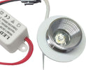 FARETTO LUCE MINI LED 1 WATT SPOT CON ALETTE LUCE CALDA PUNTO LUCE D' INCASSO  Trade Shop italia - Napoli, Commerciovirtuoso.it