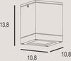 Faretto-Moderno-Esterno-Kubik-Alluminio-Antracite-1-Luce-E27
