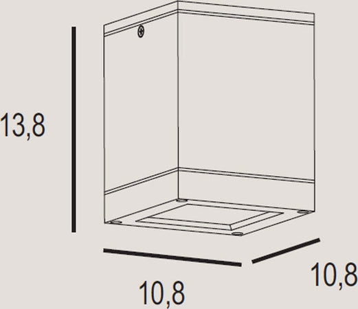 Faretto-Moderno-Esterno-Kubik-Alluminio-Bianco-1-Luce-E27
