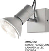 Faretto-moderno-Illuminando-ZEUS-1-BN-E27-LED-spot-orientabile-parete-soffitto