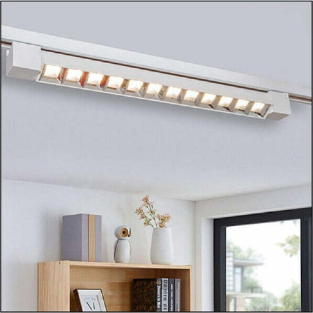 Faretto Orientabile Binario 12w 6 Led Bianco Nero Luce 6500k 4000k 3000k Pst-27 Illuminazione/Illuminazione per interni/Lampadari lampade a sospensione e plafoniere/Faretti da soffitto Trade Shop italia - Napoli, Commerciovirtuoso.it