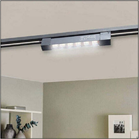 Faretto Orientabile Binario 12w 6 Led Bianco Nero Luce 6500k 4000k 3000k Pst-27 Illuminazione/Illuminazione per interni/Lampadari lampade a sospensione e plafoniere/Faretti da soffitto Trade Shop italia - Napoli, Commerciovirtuoso.it