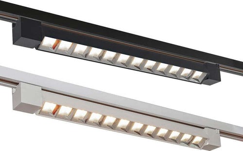 Faretto Orientabile Binario 26 W 12led Bianco Nero Luce 3000k 6500k 4000k Pst-47 Illuminazione/Illuminazione per interni/Lampadari lampade a sospensione e plafoniere/Faretti da soffitto Trade Shop italia - Napoli, Commerciovirtuoso.it