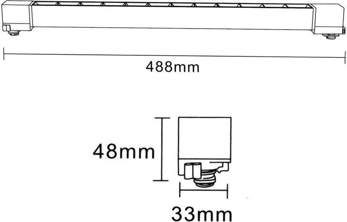 Faretto Orientabile Binario 26 W 12led Bianco Nero Luce 3000k 6500k 4000k Pst-47 Illuminazione/Illuminazione per interni/Lampadari lampade a sospensione e plafoniere/Faretti da soffitto Trade Shop italia - Napoli, Commerciovirtuoso.it