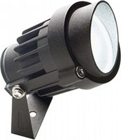 Faretto-Orientabile-Da-Esterno-Moderno-Fox-Alluminio-E-Vetro-Nero-Led-6W-4000K