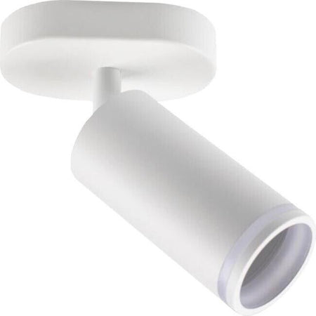 Faretto-Orientabile-Da-Soffitto-Parete-Applique-Portafaretto-Attacco-Gu10-Bianco