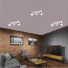 Faretto-Orientabile-Staffa-Da-Soffitto-Lampada-3-Portafaretto-Gu10-Bianco-Kovalmax