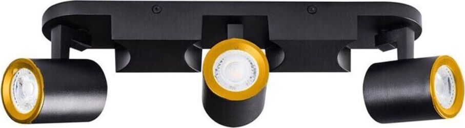 Faretto-Orientabile-Staffa-Da-Soffitto-Lampada-3-Portafaretto-Gu10-Nero-Th8803-Kovalmax