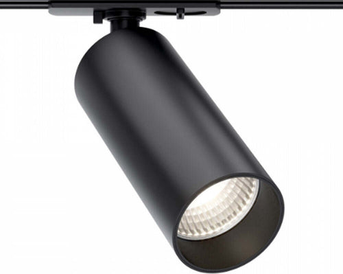 Faretto-Per-Binario-Focus-Led-Clip-Moderno-Alluminio-Nero-1-Luce-Naturale