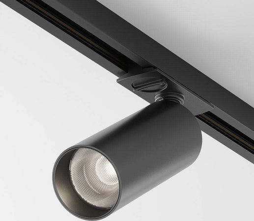 Faretto-Per-Binario-Focus-Led-Clip-Moderno-Alluminio-Nero-1-Luce-Naturale