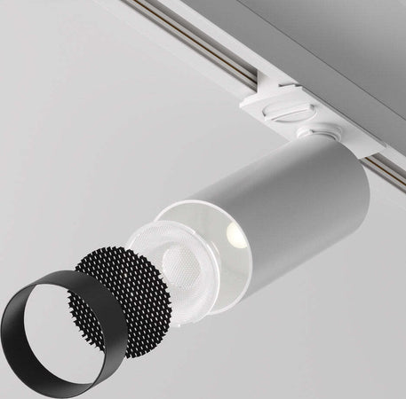 Faretto-Per-Binario-Focus-Led-Moderno-Alluminio-Bianco-1-Luce-Naturale