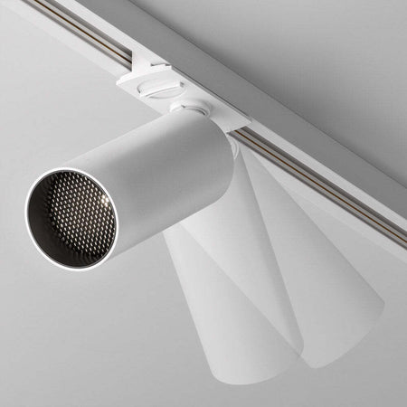 Faretto-Per-Binario-Focus-Led-Moderno-Alluminio-Bianco-1-Luce-Naturale