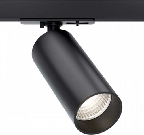 Faretto-Per-Binario-Focus-Led-Moderno-Alluminio-Nero-1-Luce-Naturale