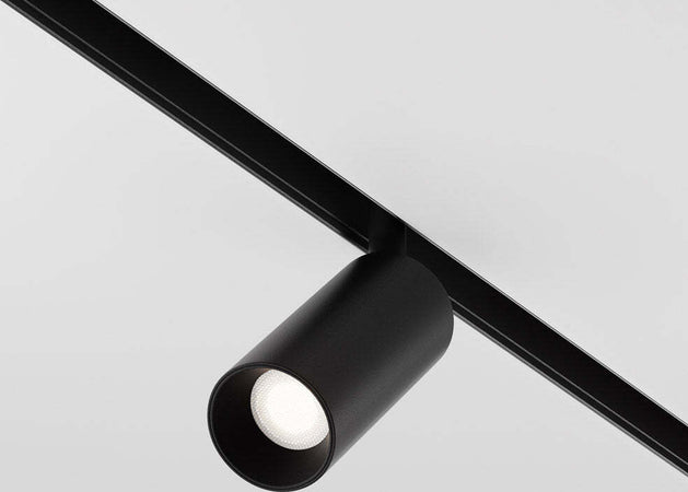 Faretto-Per-Binario-Moderno-Focus-Led-Alluminio-Nero-1-Luce-Naturale-5W