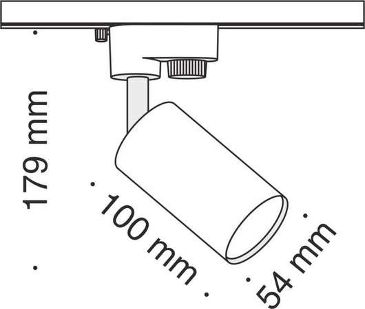Faretto-Per-Binario-Moderno-Focus-Mini-Alluminio-Nero-1-Luce