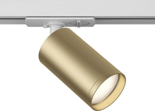 Faretto-Per-Binario-Moderno-Focus-S-Alluminio-Oro-Opaco-E-Bianco-1-Luce