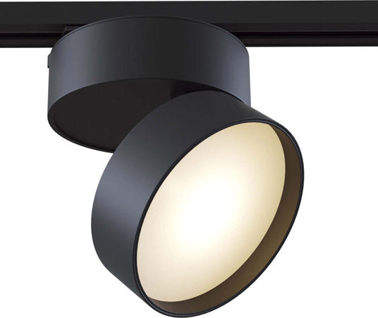 Faretto-Per-Binario-Tondo-Onda-In-Metallo-18W-Nero-1-Luce-Naturale