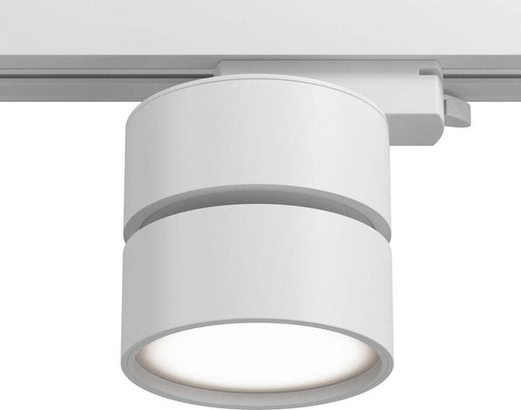 Faretto-Per-Binario-Tondo-Orientabile-Onda-In-Metallo-12W-Bianco-1-Luce-Calda