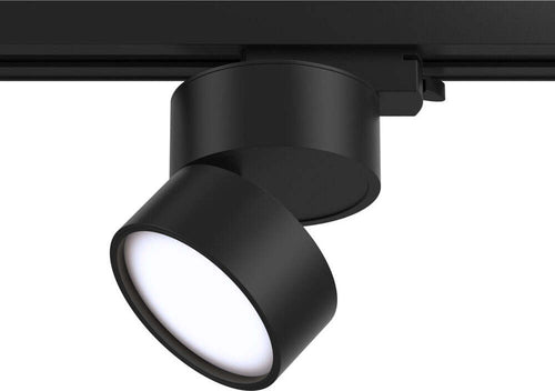 Faretto-Per-Binario-Tondo-Orientabile-Onda-In-Metallo-12W-Nero-1-Luce-Naturale