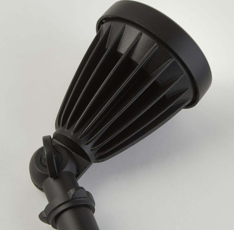 Faretto-Picchetto-Moderno-Spikey-Alluminio-Nero-Policarbonato-Trasp-Led-12-3000K