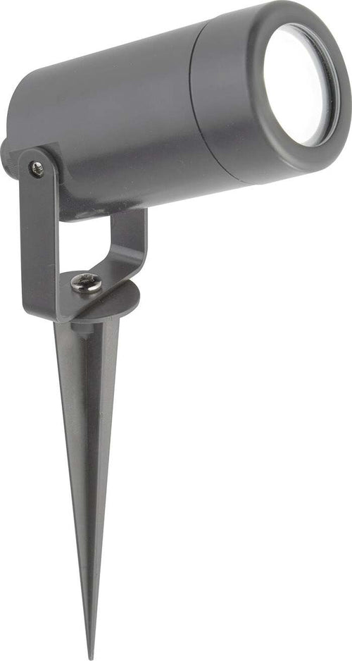 Faretto-Picchetto-Moderno-Spikey-Policarbonato-Grigio-Trasparente-1-Luce-Gu10