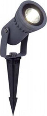 Faretto-Picchetto-Orient.-Esterno-Gun-Alluminio-E-Vetro-Grigio-Led-6W-4000K