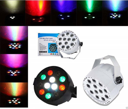 FARETTO PROIETTORE EFFETTO LUCE DMX 512 FLAT PAR LIGHT RGBW 12 LED 30W Strumenti Musicali/Sonorizzazione e palcoscenico/Illuminazione/Dispositivi per effetti luce Trade Shop italia - Napoli, Commerciovirtuoso.it