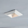 *STOCK* Portafaretto In Gesso Ceramico spirale 120x120mm 35W GU10 IP20
