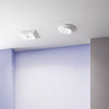 *STOCK* Portafaretto In Gesso Ceramico spirale ad incasso Diametro 120 35W GU10 IP20