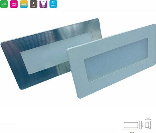 Faretto Segnapasso Led Per Cassetta 506 4w Ip65 220v 4000k Da Interno Ed Esterno Casa, arredamento e bricolage > Articoli da Giardino > Illuminazione da esterno > Illuminazione da interno > Segnapassi > Faretti per interno Trade Shop italia - Napoli, Commerciovirtuoso.it