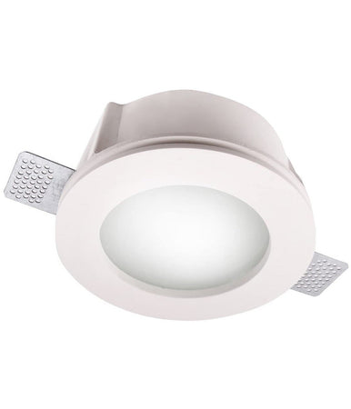 Faretto Smart Gesso Tondo Led Gu10 Wifi Luce Incasso Rgb Cct Alexa Google 125mm