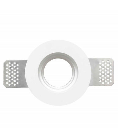 Faretto Smart Gesso Tondo Led Gu10 Wifi Luce Incasso Rgb Cct Alexa Google 125mm