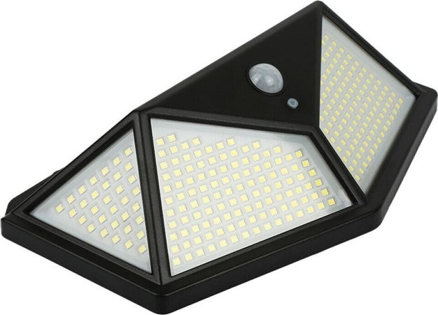 Faretto Solare 300 LED Lampada Luce Fredda CON SENSORE DI MOVIMENTO 900lm IP65 hs-8010C Illuminazione/Illuminazione per esterni/Proiettori Zencoccostore - Formia, Commerciovirtuoso.it