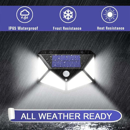 Faretto Solare 300 LED Lampada Luce Fredda CON SENSORE DI MOVIMENTO 900lm IP65 hs-8010C Illuminazione/Illuminazione per esterni/Proiettori Zencoccostore - Formia, Commerciovirtuoso.it