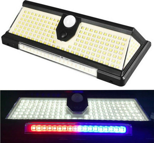 FARETTO SOLARE ESTERNO 190LED LUCE EMERGENZA SENSORE MOVIMENTO CREPUSCOLARE IP65 Illuminazione/Illuminazione per esterni/Proiettori Zencoccostore - Formia, Commerciovirtuoso.it