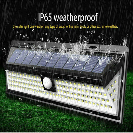 FARETTO SOLARE ESTERNO 190LED LUCE EMERGENZA SENSORE MOVIMENTO CREPUSCOLARE IP65 Illuminazione/Illuminazione per esterni/Proiettori Zencoccostore - Formia, Commerciovirtuoso.it