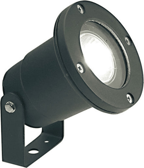 Faretto Sovil Con Staffa Orientabile In Alluminio Faretto Da Esterno Nero Attacco Portalampada Gu10 Illuminazione/Illuminazione per esterni/Lampade da parete Liquidator Italia - Nicosia, Commerciovirtuoso.it
