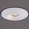 *STOCK* n.10 Portafaretti In Gesso Ceramico spirale ad incasso Diametro 120 35W GU10 IP20