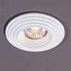*STOCK* Portafaretto In Gesso Ceramico spirale ad incasso Diametro 120 35W GU10 IP20