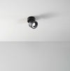 Faretto-Spot-Led-Rotondo-Orientabile-Camera-Nero-Led-Piccolo