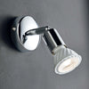 Faretto-spot-moderno-Illuminando-PINO-1-LED-lampada-parete-soffitto-metallo-cromato-orientabile-interno-GU10-7W-3000°K
