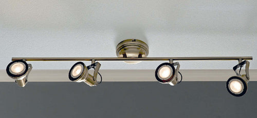 Faretto-spot-rustico-Illuminando-OLD-4-lampada-parete-soffitto-classico-metallo-brunito-orientabile-28W-3000°K-1920LM-GU10