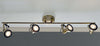 Faretto-spot-rustico-Illuminando-OLD-4-lampada-parete-soffitto-classico-metallo-brunito-orientabile-28W-3000°K-1920LM-GU10